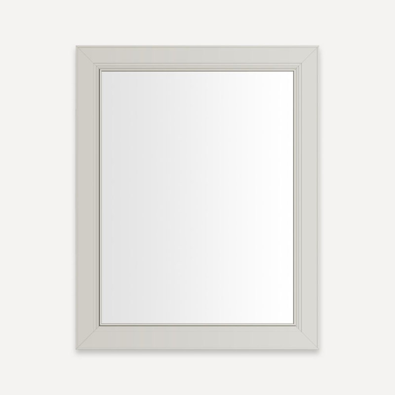 Miroir de salle de bain Main Line, 30 po x 24 po, Nickel poli