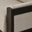 Chapman Outdoor Metal Sofa-106"-Bronze