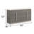 Hutcheson 6 Drawers Dresser Gray