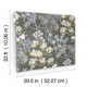 Non-Pasted,Unpasted Floral Wallpaper