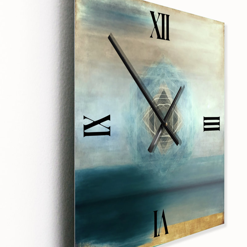 Horloge murale moderne géométrique sacrée V, Moyen