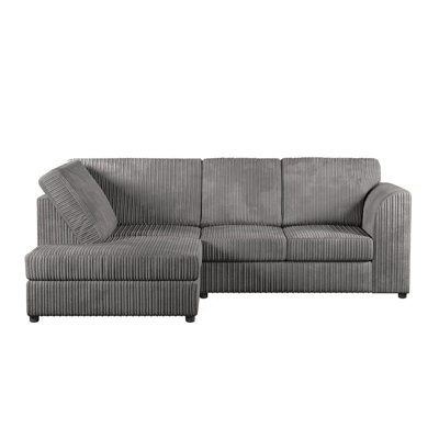 4 Seater Corduroy Corner Sofa 