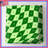 Green Wavy Checkered Quilted Bedspread All Sizes-128741585
