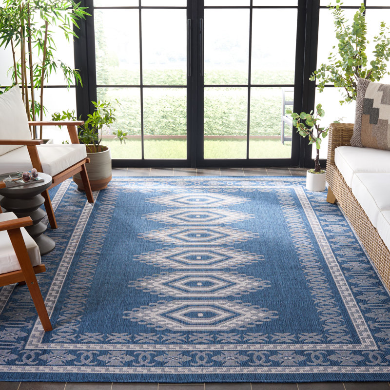 Tapis d'intérieur / extérieur Marneshia Performance, Rectangle 8 pi x 10 pi