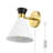 Puliafico Iron Plug-in Armed Sconce-364401606