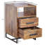 Turbeville 40cm W Iron Bedside Table