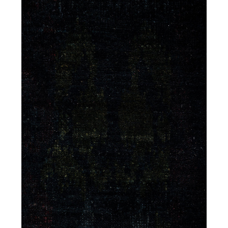 Overdyed One-of-a-Kind 5' 0" x 5' 7" Hand Knotted Area Rug