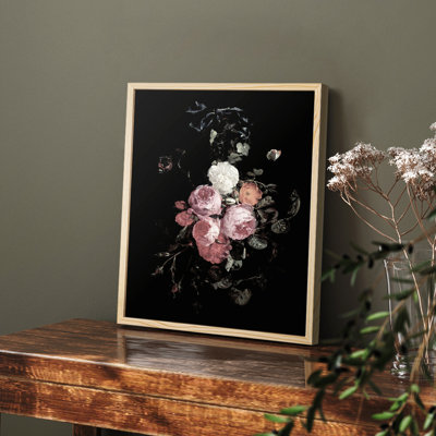 «Vintage Floral XCV» sur papier