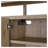English Knotty Oak 72" Bowtie Console