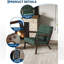 Fauteuil d'appoint MidCentury Modern Living Chenille Green-1693286485