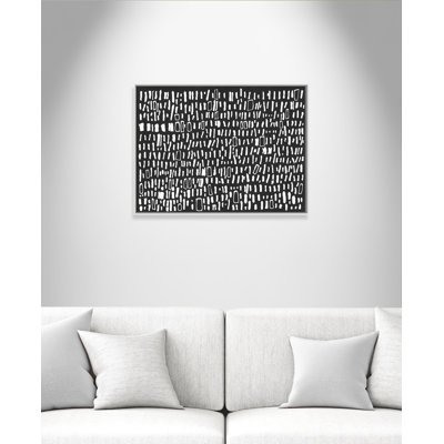 « tribal code-floater », peinture sur toile