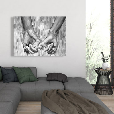 Connected - Bedroom Gray Canvas for Stylish Home Decor