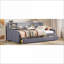 Lit plateforme avec rangement en velours Hockman-1843033903