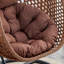 Fauteuil à œufs en osier avec support Charlie / Jade Charlie-Jade-648300619