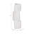 Modern Stoneware Ceramic Vase with Stacked Geometric Triangle Form and Sculptural Silhouette for Contemporary Decorative Accent Display-1382289975