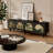 Solid Wood Walnut TV Stand