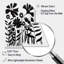 Forbach, art graphique noir et blanc V - Fleurs-109632409
