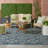 Machine-Woven Stain Resistant Floral Area Rug-2004387484