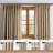 Deep Walnut Wood Curtain Rods