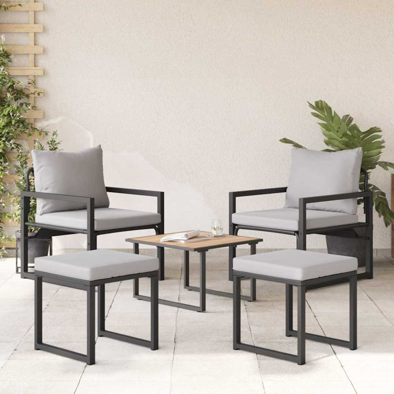 72.5cm Wide Straight Patio Sofa with Cushions