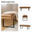 Banc en cuir Vegan de 52,5 po Anahli-1922867209