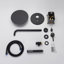 10 Inch Round Wall Mount Shower Faucet System Luxury Rainfall Shower Head with Rough-in Valve-58146940