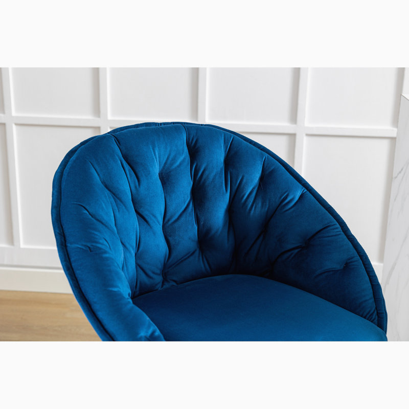 Tabouret pivotant à hauteur réglable, Bleu
