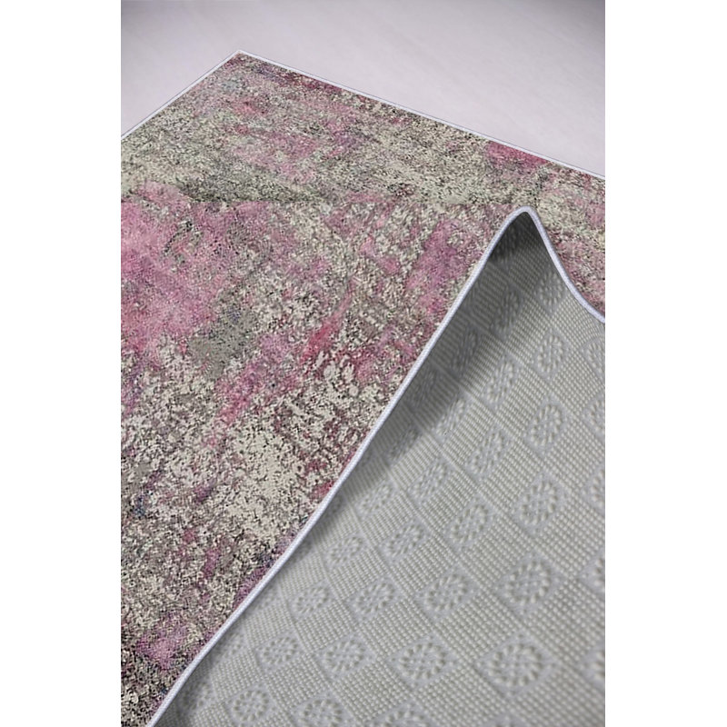 Premium Antibacterial Area Rug, Grey, 23.6 x 39.4 inches | 100% Polyester, 650 gr/m², 0.16 in Pile Height | Eco-Friendly, Non-Slip PVC Dot Underside, Machine Washable | Perfect for Home Decor & High-Traffic Areas