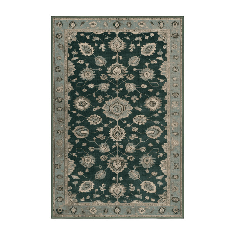 Tapis vert lavé à la machine, Rectangulaire 2 pi x 3 pi