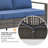 Aldiana 8-Piece Outdoor Conversation Set With Swivel Gliders And Fire Pit Table, 9-Person Wicker Patio Seating With Sofa, Armchairs & Ottomans-89190550-89190551