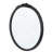 30"X30" Round Hand Carved Rose Mirror Frame, Wall Mirror For Live Space, Bathroom, Entryway Wall Décor-108967327