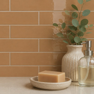 Curvaceous 3" x 12" Ceramic Wall Tile