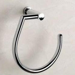 Cylinder Towel Ring, Rustic Gold