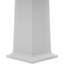 Ensemble de colonne carrée classique en PVC lisse lisse et standard Craftsman-118197422-36092400