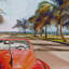 « retro beach day i », reproduction d’art sur toile non encadrée-168543758