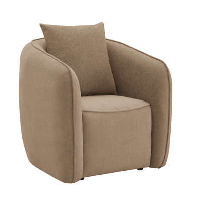 Brown Chenille Chair