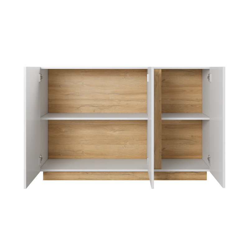 Janaiah Display Cabinet, White Gloss