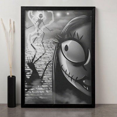 Nightmare Before Christmas Misfit Love Is Eternal - Single Picture Frame Print