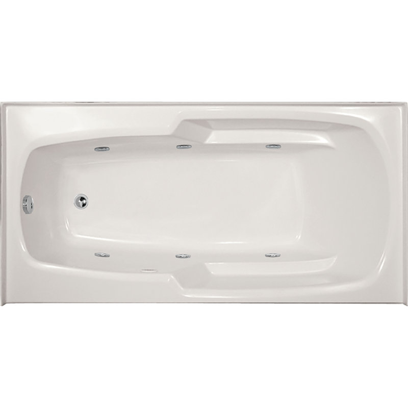 Entre 60'' x 32'' Bathtub, White, Satin Nickel