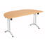 Buariki Half-circle 4 Person 160cm L Modular Training Table-131972307-131972316