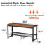 Metal Storage Bench