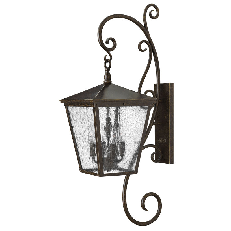 Trellis Bronze 4 - Bulb Outdoor Wall Lantern, 35.8" H x 11" W