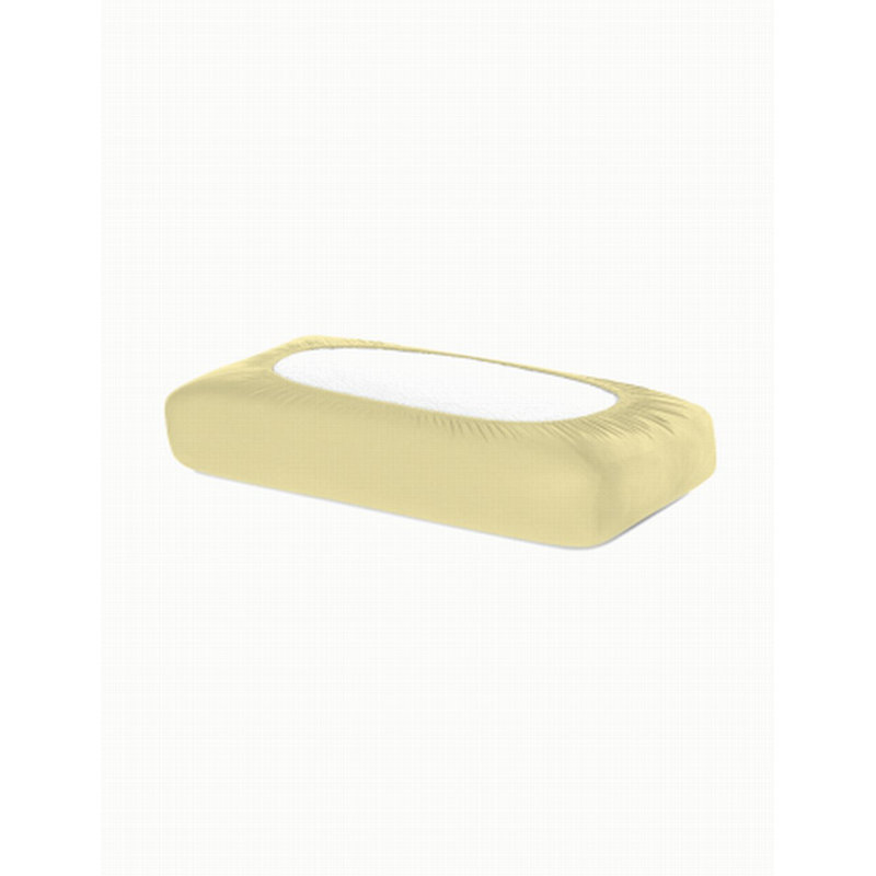 Jersey-Elasthan 100% Cotton Pillowcase, Chamomile