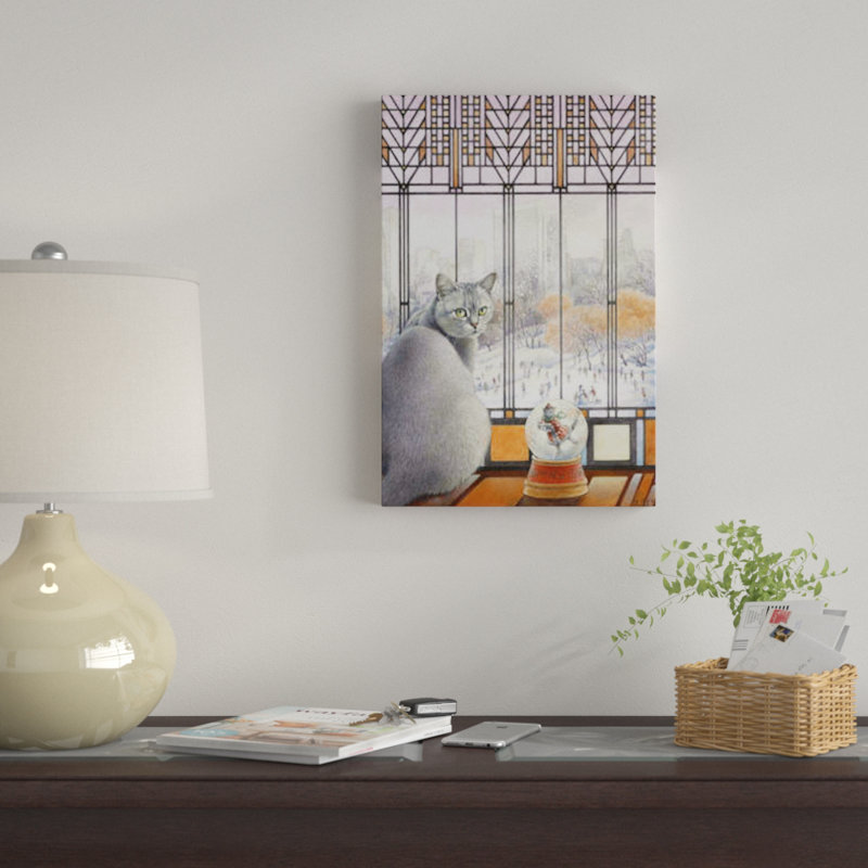 «New Year with Mumu», impression sur toile, H 12 po x l 8 po x P 0,75 po, Toile tendue, Pas de tapis