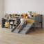 Lit simple mezzanine bas