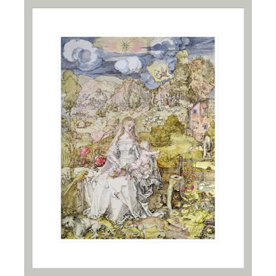 «Madonna and Child» par Albrecht Dürer, impression giclée encadrée