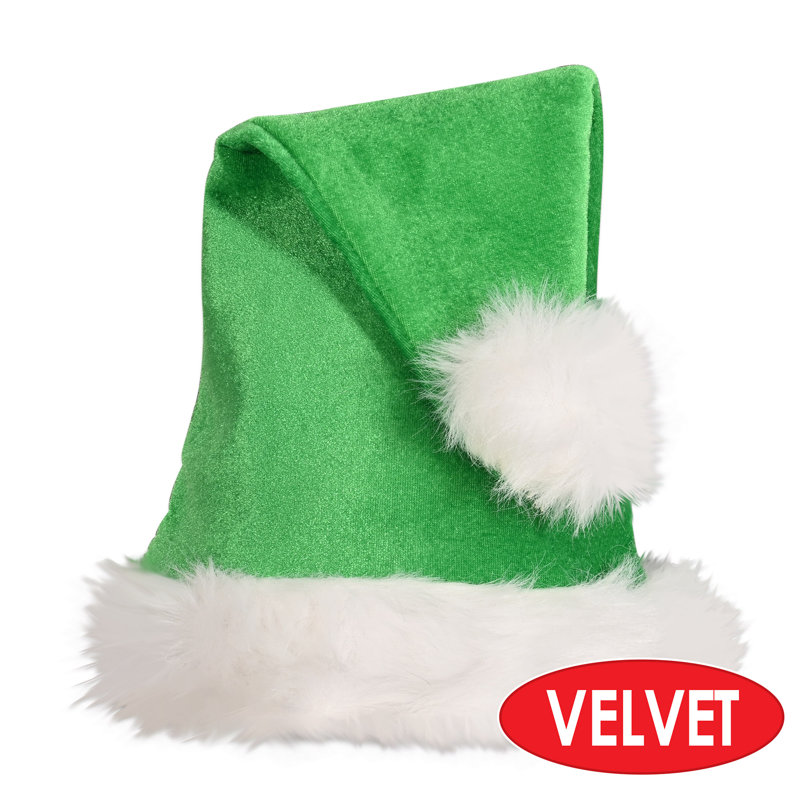 Chapeau de père Noël vert