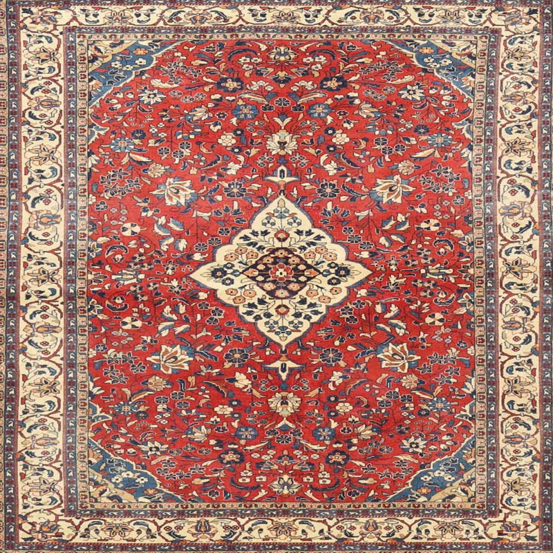 Jorja Oriental Indoor Rug, Round 8'