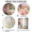 «Pink Blossoming Country Window Gaze I», impressions d'art traditionnel brun sur toile-114709681-114709682-114709683