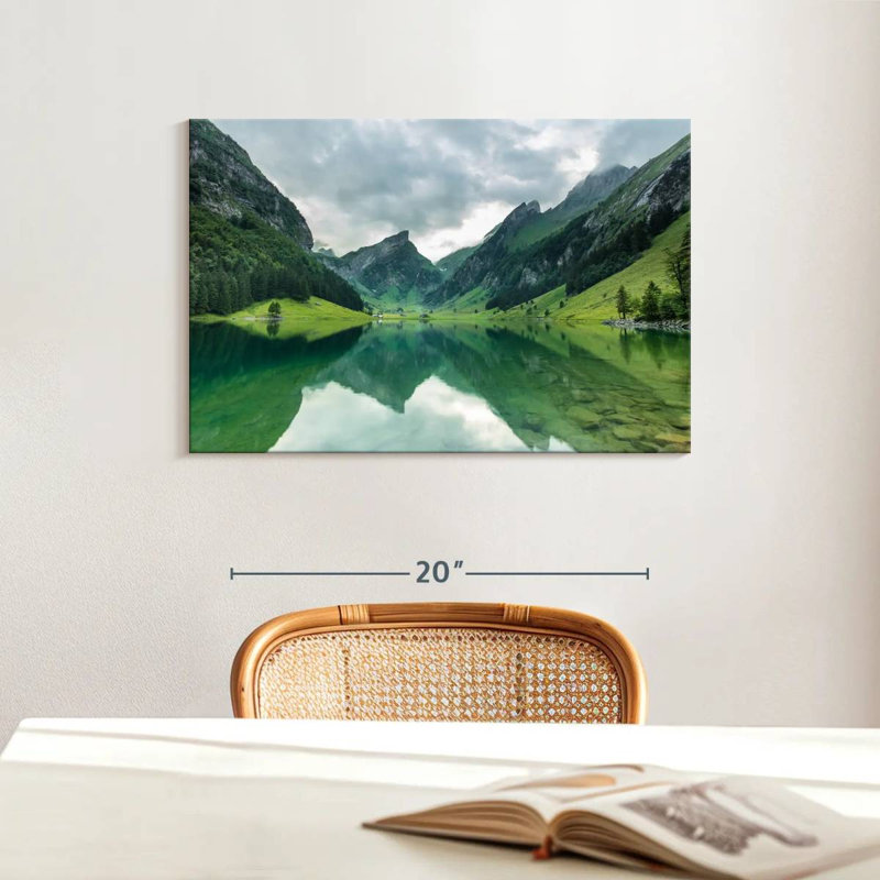 Alvord Seealpsee Mountain Reflections, H 16 po x l 24 po